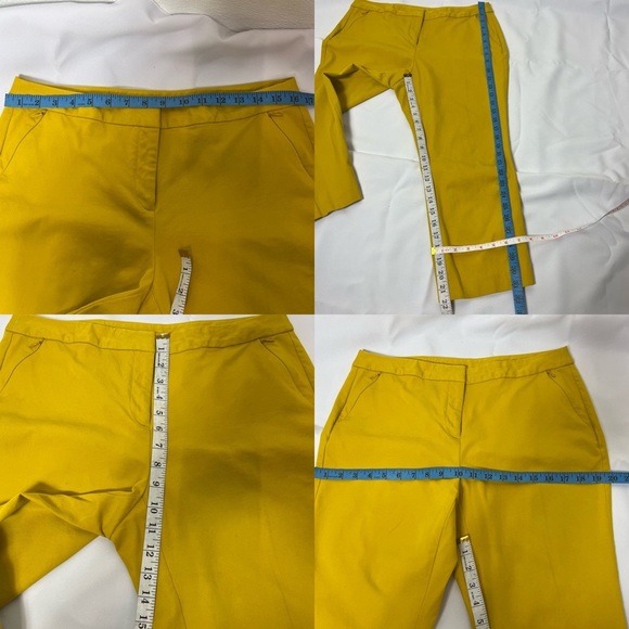 Alfani Yellow Gold Capri Pants Size 10 - Picture 12 of 17